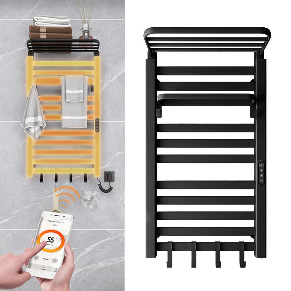 Amazon.com: Intelligent Heating Towel Rack with Timer-Drying-Temperature  Regulation, Wall-Mounted Thermal Towel Rack with Multifunction Cross Bar,  Wire Right Side (Customizable) : Home u0026 Kitchen