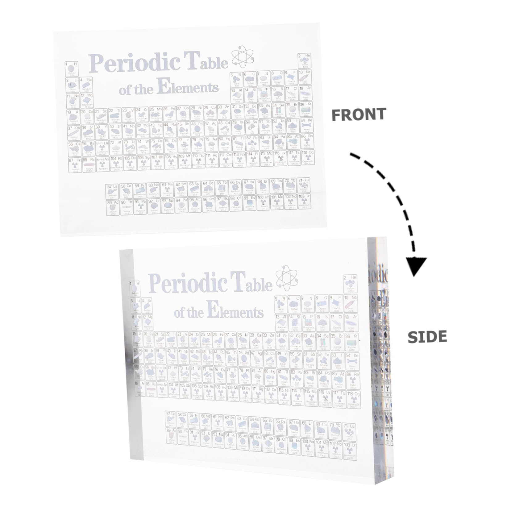 HOODANCOS Periodensystem Dekoration aus Acryl Schreibtisch