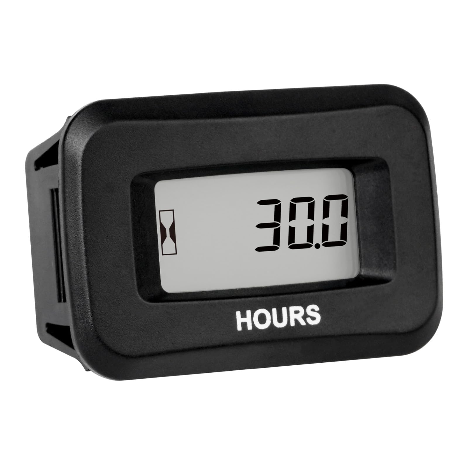 Runleader Digital Hours Counter,AC/DC 5V to 277V for Garden Tractor Generator Scooter Club Car Forklift Leaf Trimmer etc.(1)