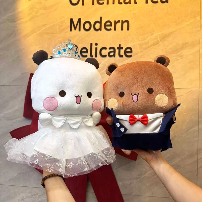 Image of Bubu Dudu Plush Soft Toy-Adorable Cuddly Dudu Groom Plush for Kids and Adults,for Kids,Boyfriend,Girlfriend,Birthdays,Anniversaries,and Collectors-Ultra-Soft,Durable,and Lovable Design