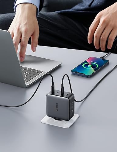 UGREEN Nexode 100W USB C Fast Charger 4 Ports GaN Tech USB C Plug Compatible with iPhone 16 Plus Pro Max 15 14 13 12 11 Galaxy S24 S23 S22 A15 Pixel 9 8 7 iPad MacBook Air Pro M3 M2 M1 - 7