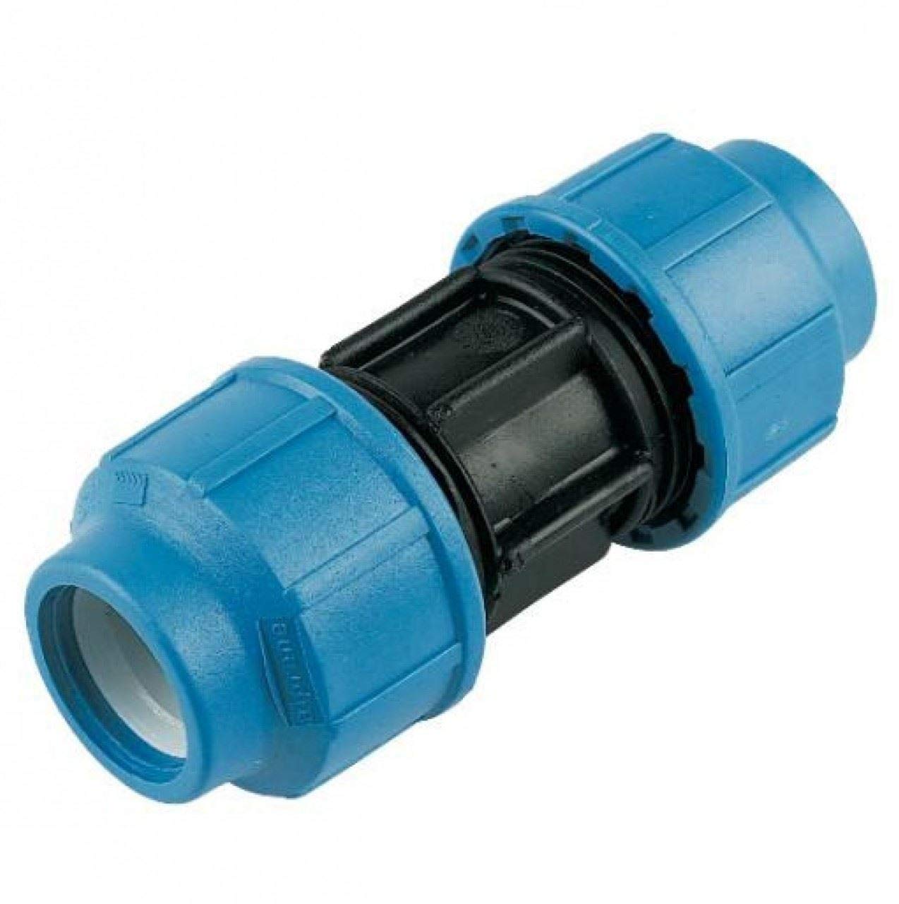 FLOPLAST MDPE 25mm Coupling - Bag of 2