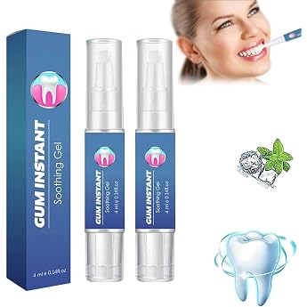 DentiZen Gum Therapy Gel Gum Therapy Gel Instant Treatment Gel Teeth Whitening Cleaning Essence Pen Gum Remover Instant Teeth Whitening Products Pack of 2