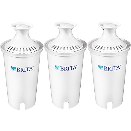 ICEPURE Filtri Per Caraffa Acqua – Compatibili Brita/Mavea, 3 Pezzi, Certificati, Carbone Attivo E Resine, Riduzione Calcare