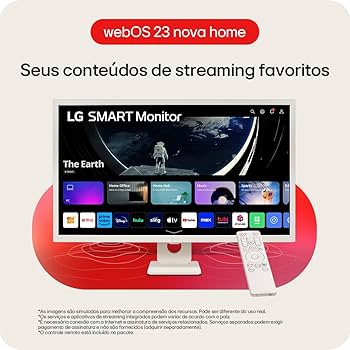 Monitor Smart LG MyView 32'' IPS FHD WebOS 60Hz 8ms Inclinação