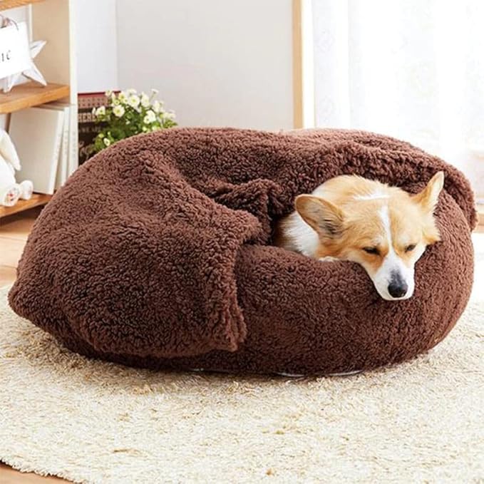 Fluffy's Luxurious Dog Bed Calming Dog Bed AntiAnxiety Dog Bed