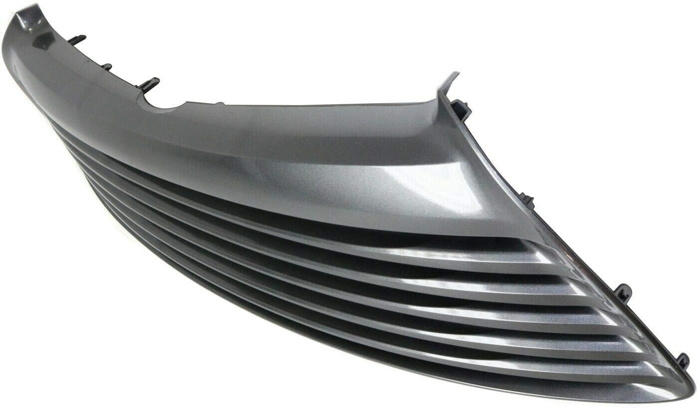 Front Lower Bumper Grill Aftermarket Grille Replaces 5311206260 TO1036158 Compatible with 2015 2016 2017 Camry LE XLE | Glossy Black ABS | by AutoModed