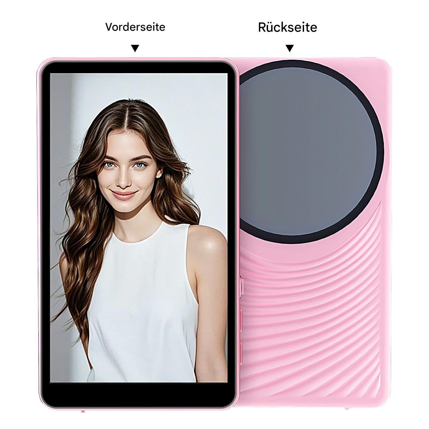 Monitor per Autoscatti Vlog Specchio Remoto Wireless per Fotografie con | Accessorio Smartphone Senza Ritardo per Vlog, Foto, Video e Live Streaming