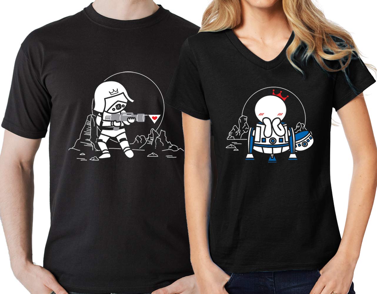 BoldLoftMay The Love be with You His and Hers Shirts for Couples