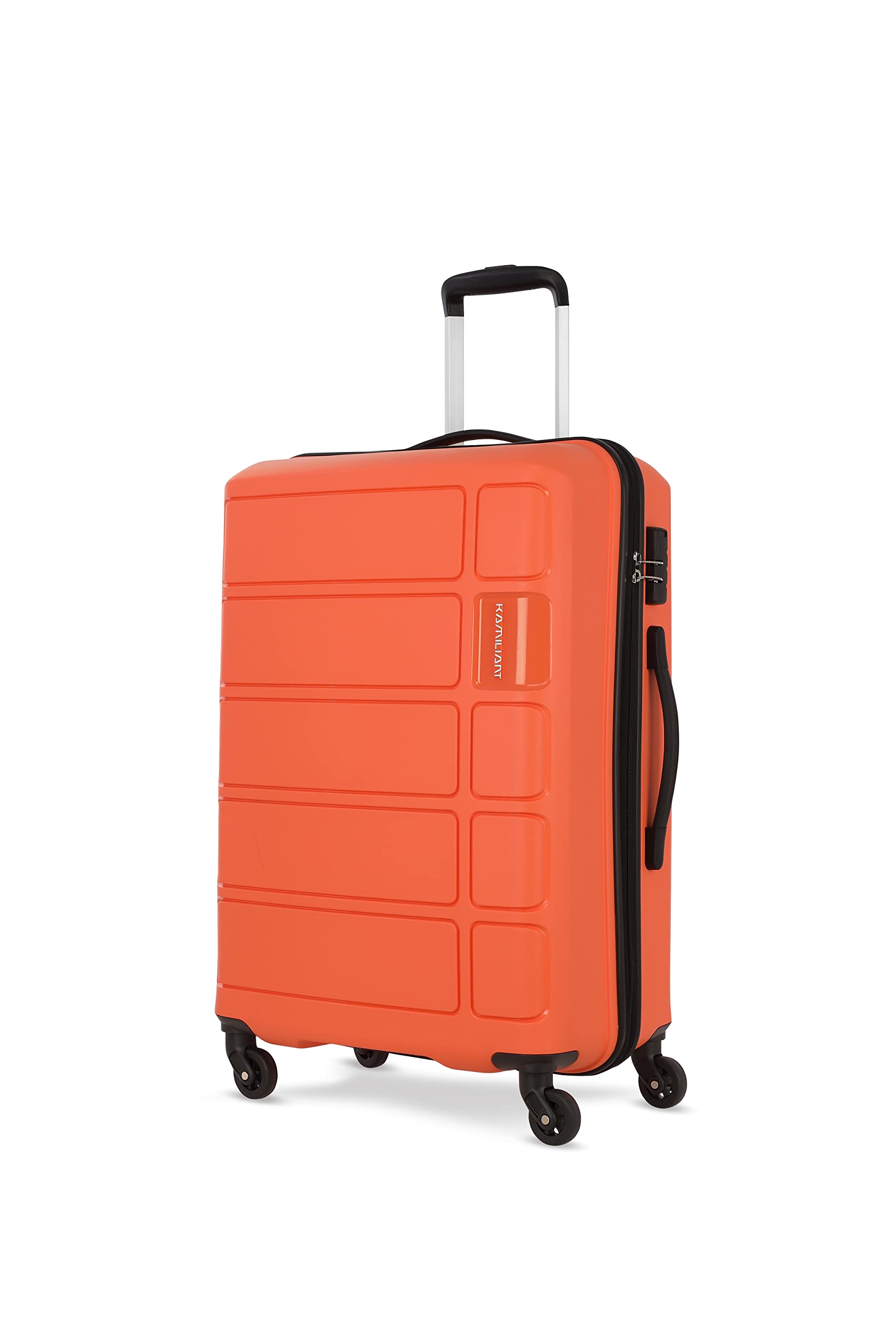 American Tourister Polypropylene Kam Harrier Sp78Cm Orange Spinner Suitcase, Medium
