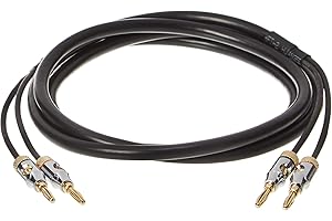 Amazon Basics Banana Plug Speaker Cable - 6 Ft