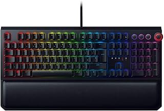 Razer BlackWidow Elite - Mechanical Gaming Keyboard with Green Switches (Tactile & Clicky), RGB Chroma Lighting & Magnetic Wrist Rest, UK Layout