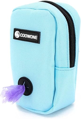 Miniatura 2 de Bolsa de golosinas para perros para entrenamiento, bolsa portátil para pasear perros con dispensador de bolsas para excrementos, bolsas de tamaño de