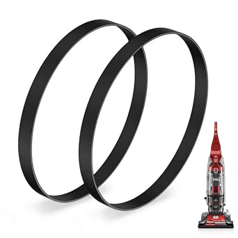 JEDELEOS Replacement Flat Non-Stretch Belts for Hoover WindTunnel 3 Pro Pet Upright Vacuum Model UH72625, UH72630, UH72635, UH70930, UH70935, UH70936, UH70937 and UH70939 Series Pack of 2