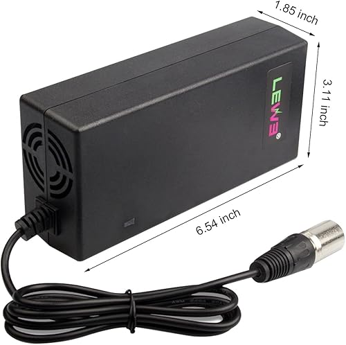 Miniatura 7 de TREE.NB Cargador de batería de plomo ácido de 24V 5A Conector XLR macho de 3 pines para bicicleta eléctrica, silla de ruedas, movilidad EA1065, S150