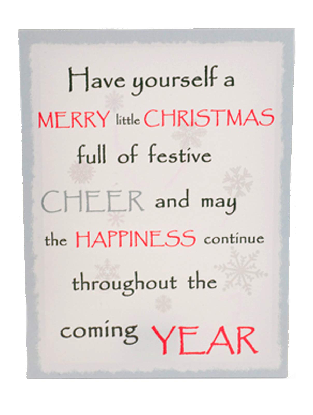 Christmas Twinkling LED Canvas - Have yourself a merry little Christmas.