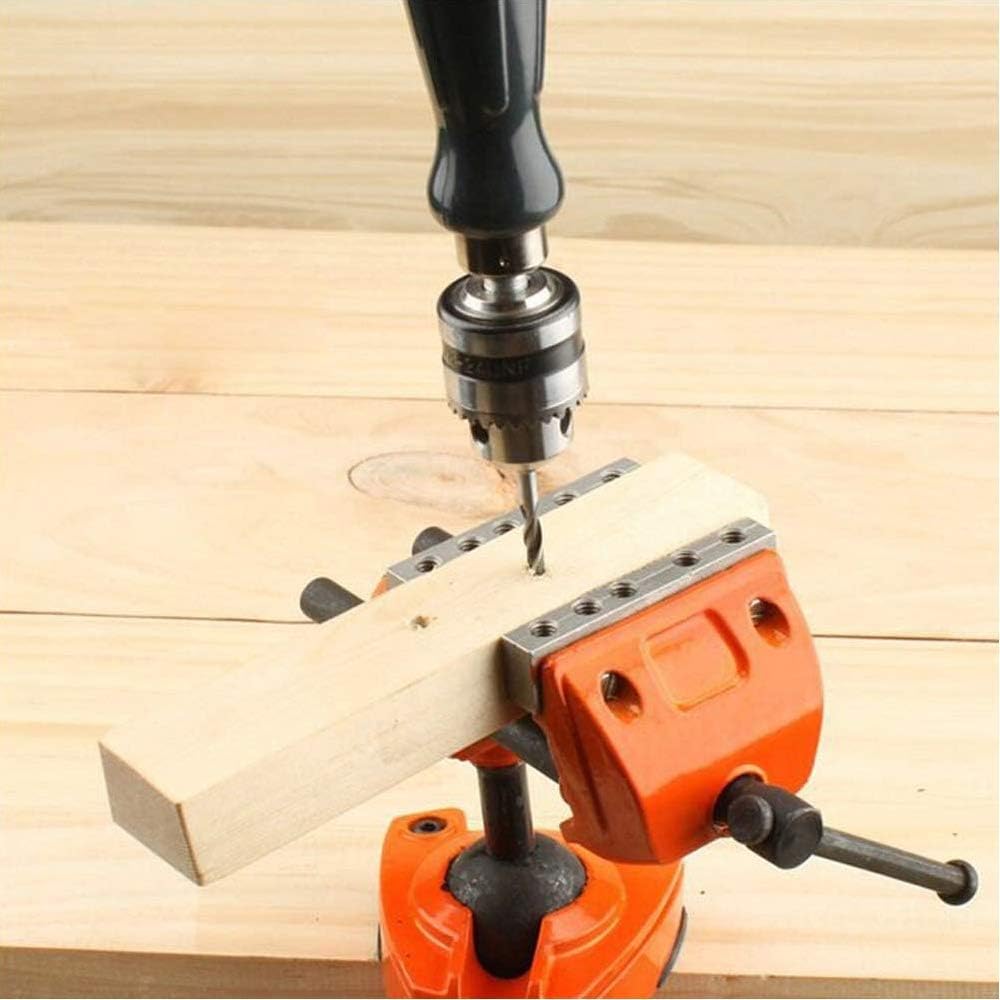 Hand Drill Bits Set, 5 in 1 Manual Tool Pin Vises with Chuck Key & 5pcs Twist Drill Bits for Wood, Jewelry, Delicate Manual Work, Electronic Assembling and Model Making Drill Bit
