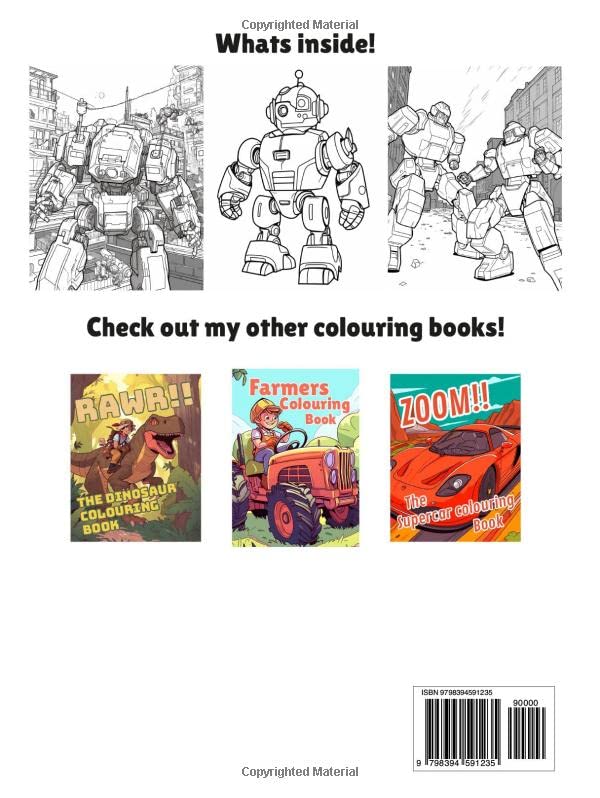 Miniatura 2 de Robots! Colouring book (Colouring books)