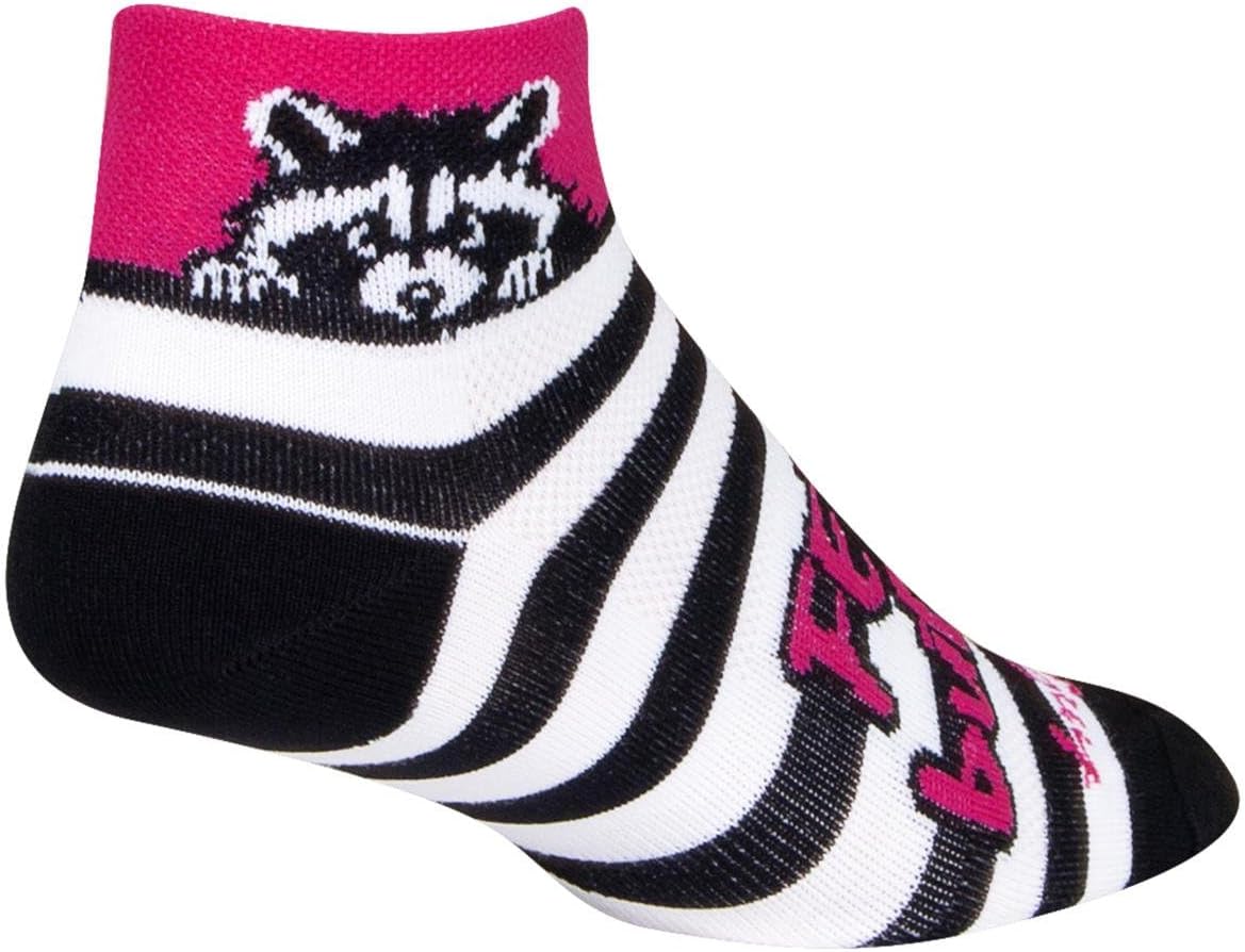 SockGuy Women's 2in Feral But Cute Cycling/Running/Active Ankle Socks