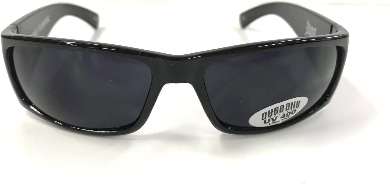 DYSE ONE Authentic Shades Raiders Skull Silver & Black Sunglasses California Lowrider Style