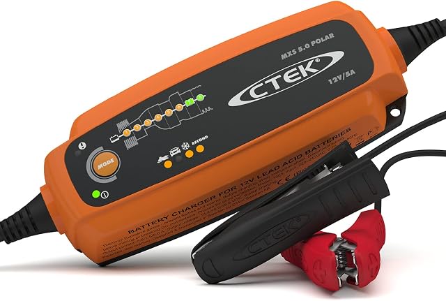 CTEK 5.0 POLAR, Inteligentna Ładowarka 12v Do Ekstremalnie Niskich Temperatur, Do Skuterów Śnieżnych I Samochodów, Konserwator Akumulatorów I Odsiarczalnik Z Trybami Regeneracji, AGM I Płatków Śniegu