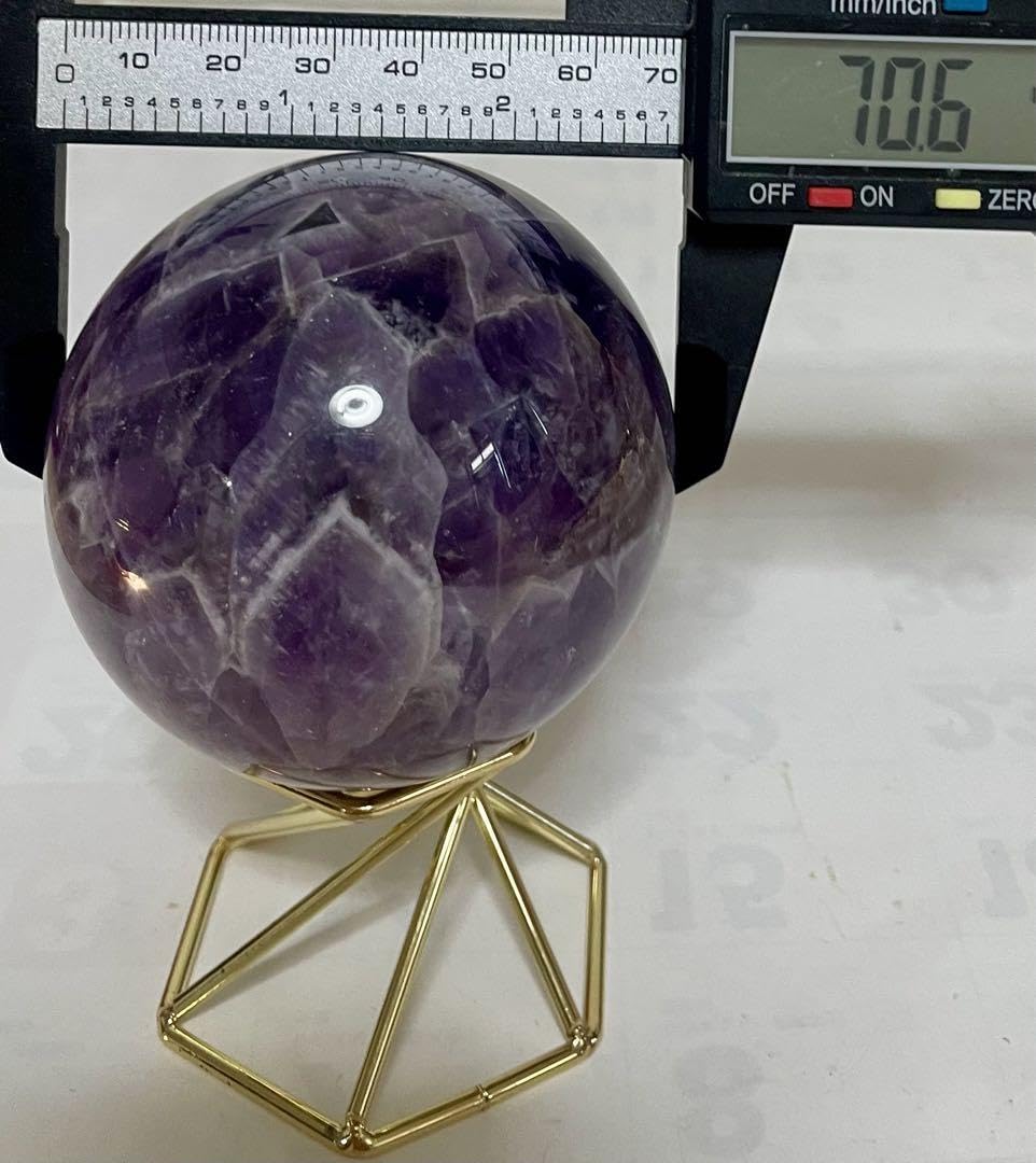 シェブロンアメジスト スフィア 丸玉 紫水晶 クリスタル 浄化 魔除 山模様 Amazon.co.jp: シェブロンアメジスト スフィア 丸玉 紫水晶