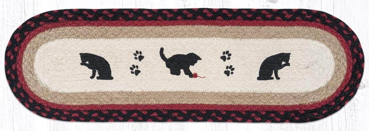 Earth Rugs Stair Tread, Red