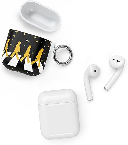 Vista 17 de Casely Funda AirPods 1 y 2 Beatles Submarino amarillo