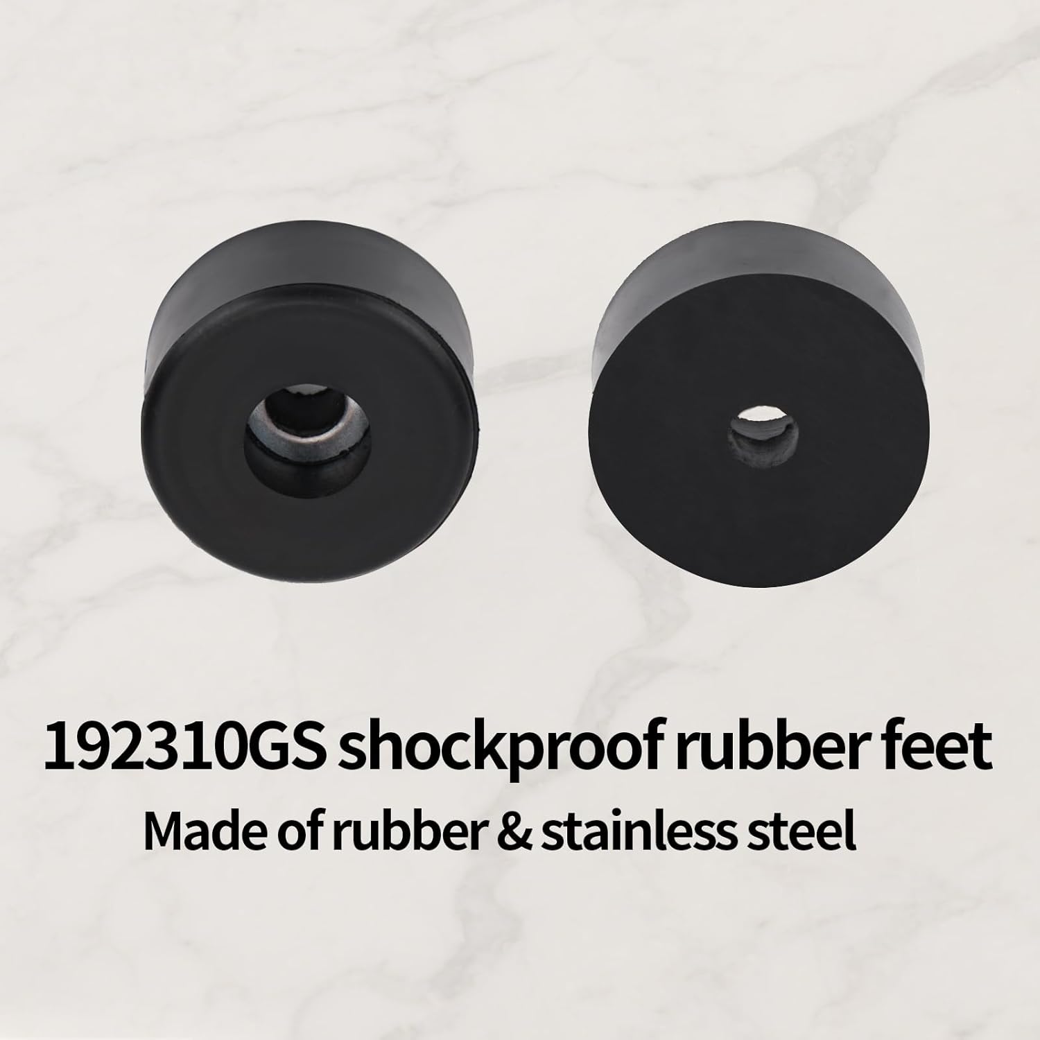 4pcs Anti Vibration Feet for Briggs & Stratton 192310GS, Rubber Anti-Vibration Pads for Pressure Washers Air Compressors Generators