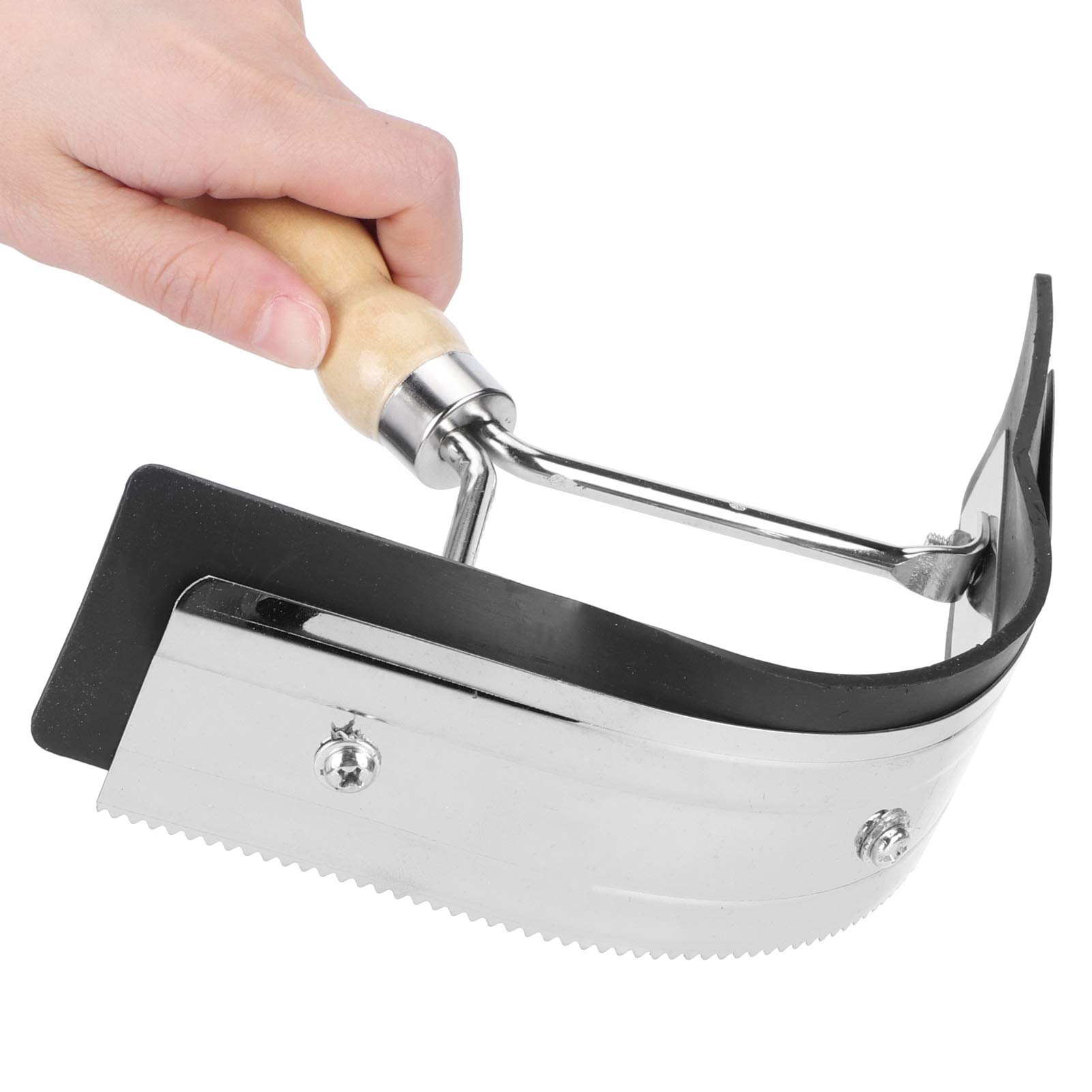 Raspador De Sudor De Caballo EVTSCAN Con Mango De Madera, Herramienta Antideslizante Para Limpieza De Caballos, Suministros Para Granja