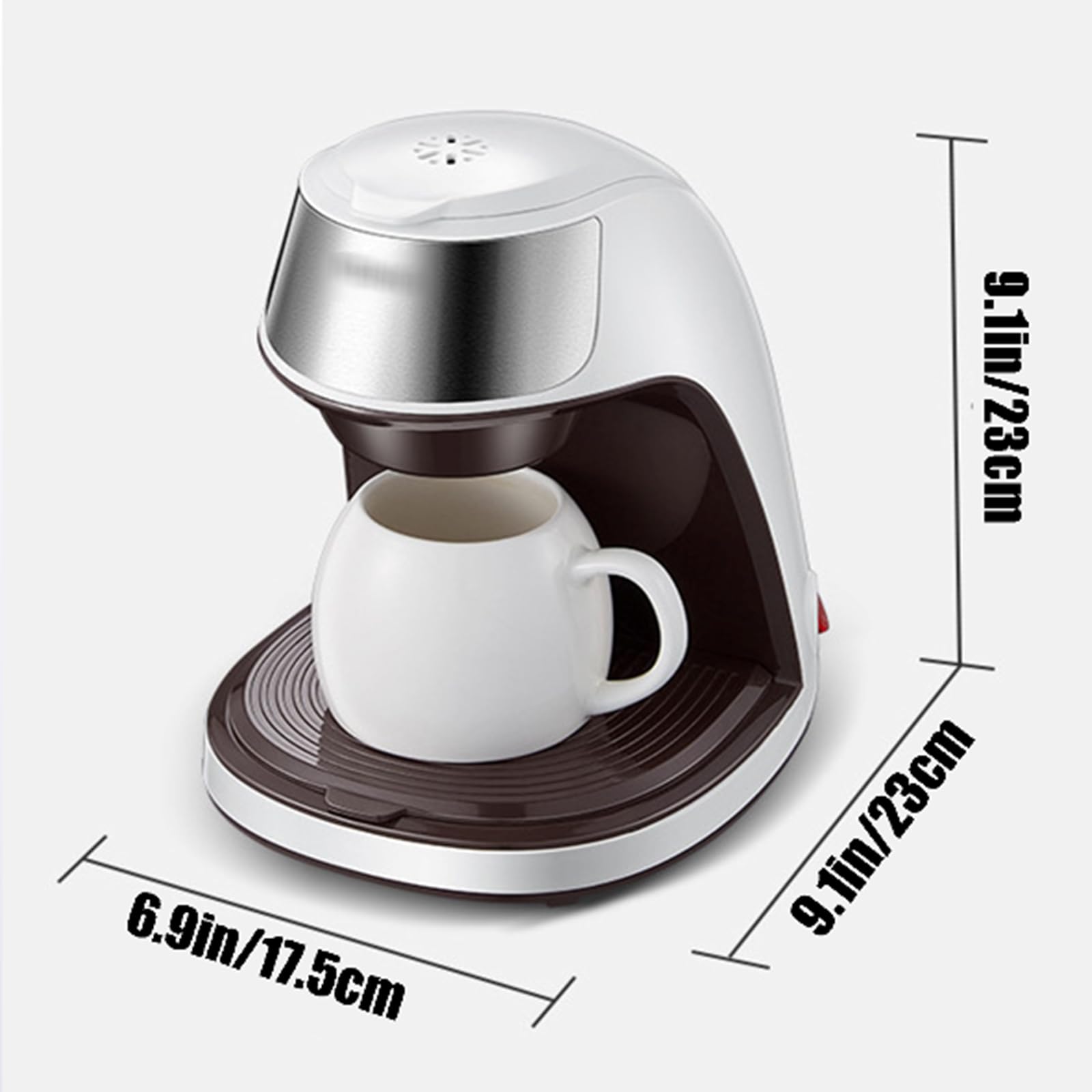 Máquina de café, sistema de preparación integrado totalmente automático para el hogar y la oficina pequeña, ideal para café y té