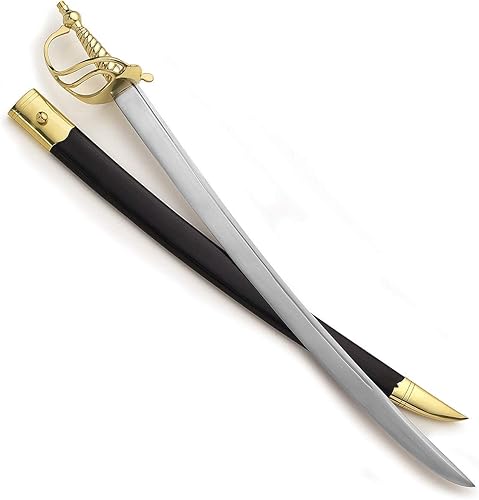 Windlass Steelcrafts - Percha de pirata inglesa con espada históricamente precisa y utilizable tratada térmicamente