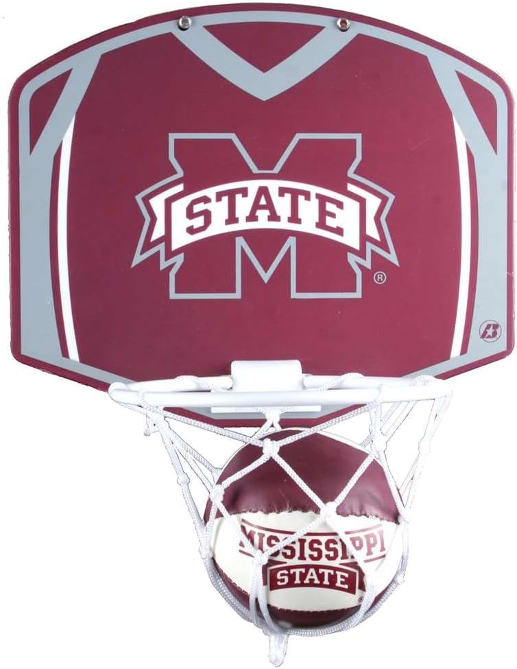 Baden BBM-2540-P24 Mississippi State Bulldogs Mini Hoop and Ball Set : Sports & Outdoors