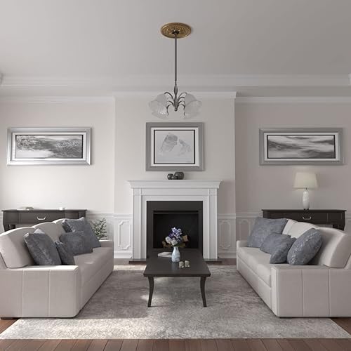 Miniatura 141 de Ekena Millwork CM20PM Medallón de techo Palmetto, 20 7/8 pulgadas de diámetro exterior x 3 5/8 pulgadas de diámetro interior x 1 5/8 pulgadas, Primed