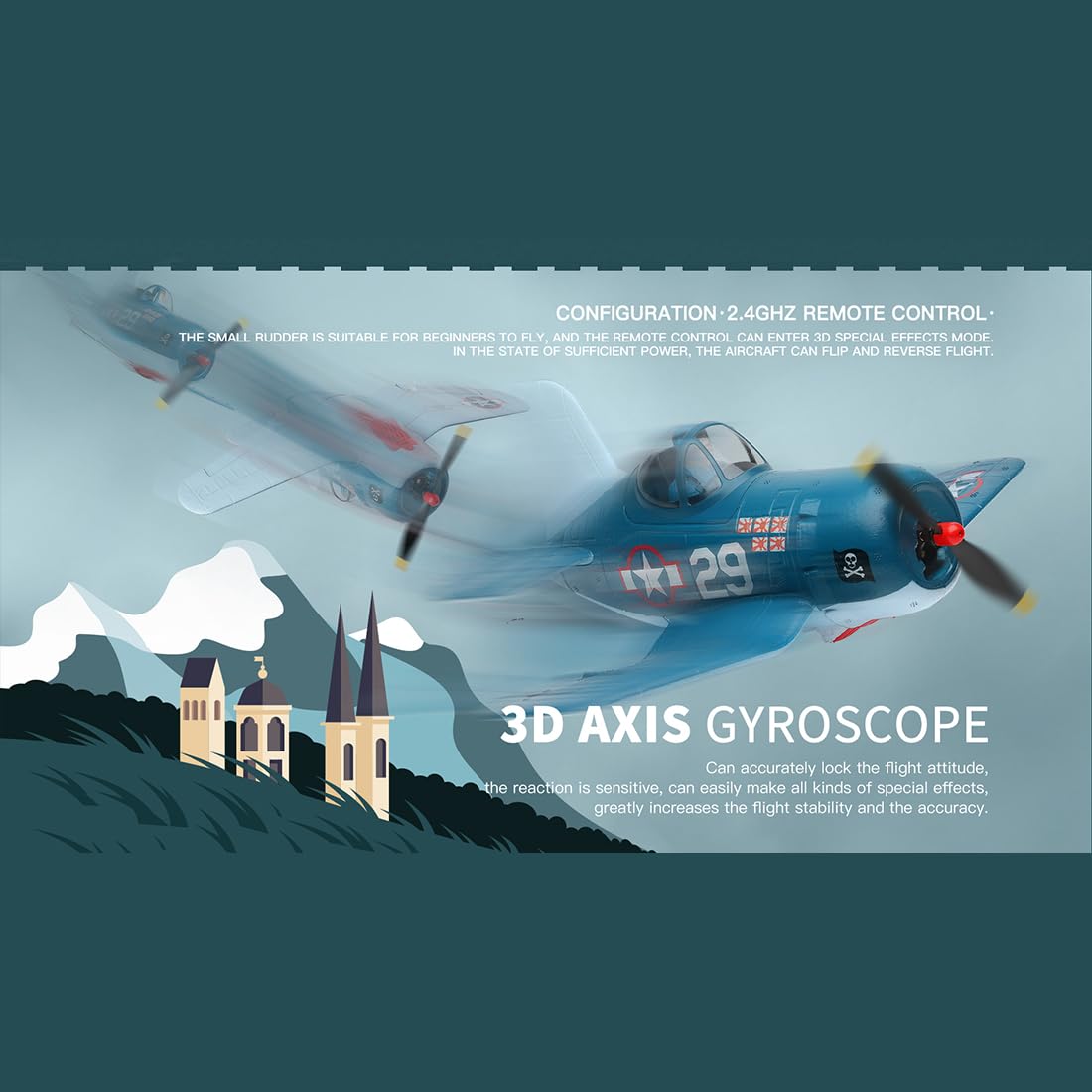 NULA XK A500 2.4G 4CH EPP RC Flugzeug Mit Festen Tragflächen Brushless Motor 350MM Spannweite, 3D-/6G-Doppeldecker, Schnellmontage Und Gyro Stabilisierung - RTF