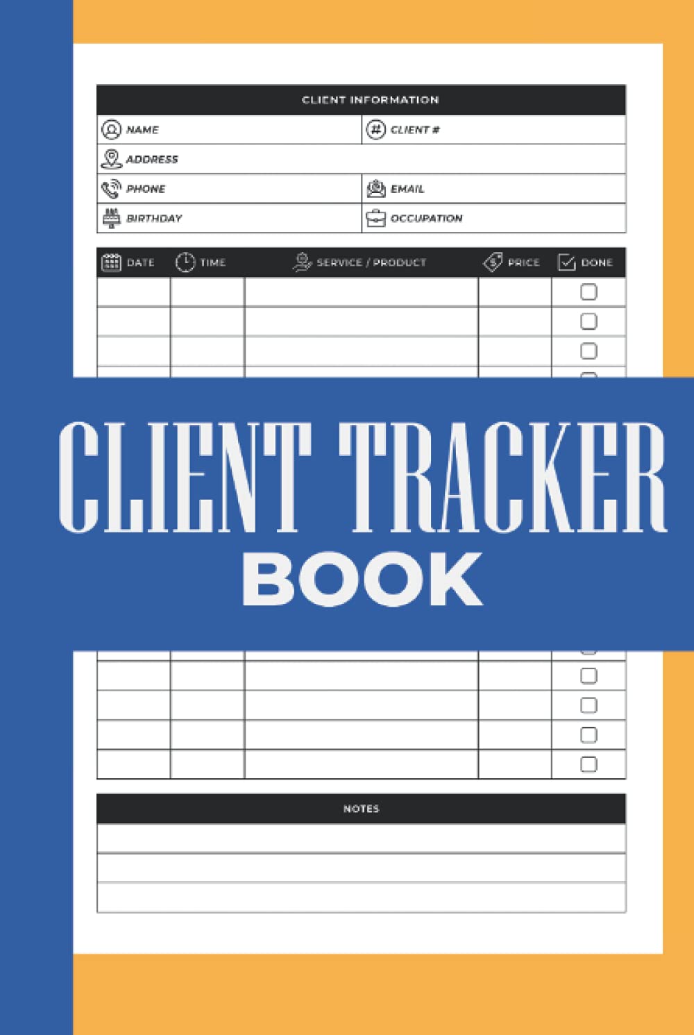 Client Tracker Book: Hardcover & Hardback Client Data Profile Organizer & Log Book With All Customer Related Information For Business (Client Record Book)