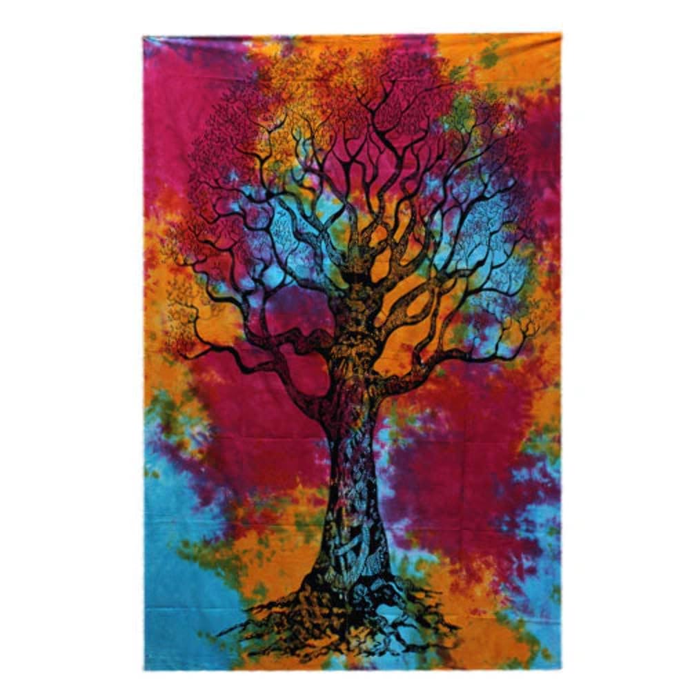 KDMD Cotton Bedspread - Wall Hanging - Winter Tree