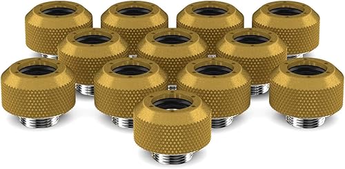 PrimoChill Rígido RevolverSX Series de 12 pulgadas - Paquete de 12 - Oro