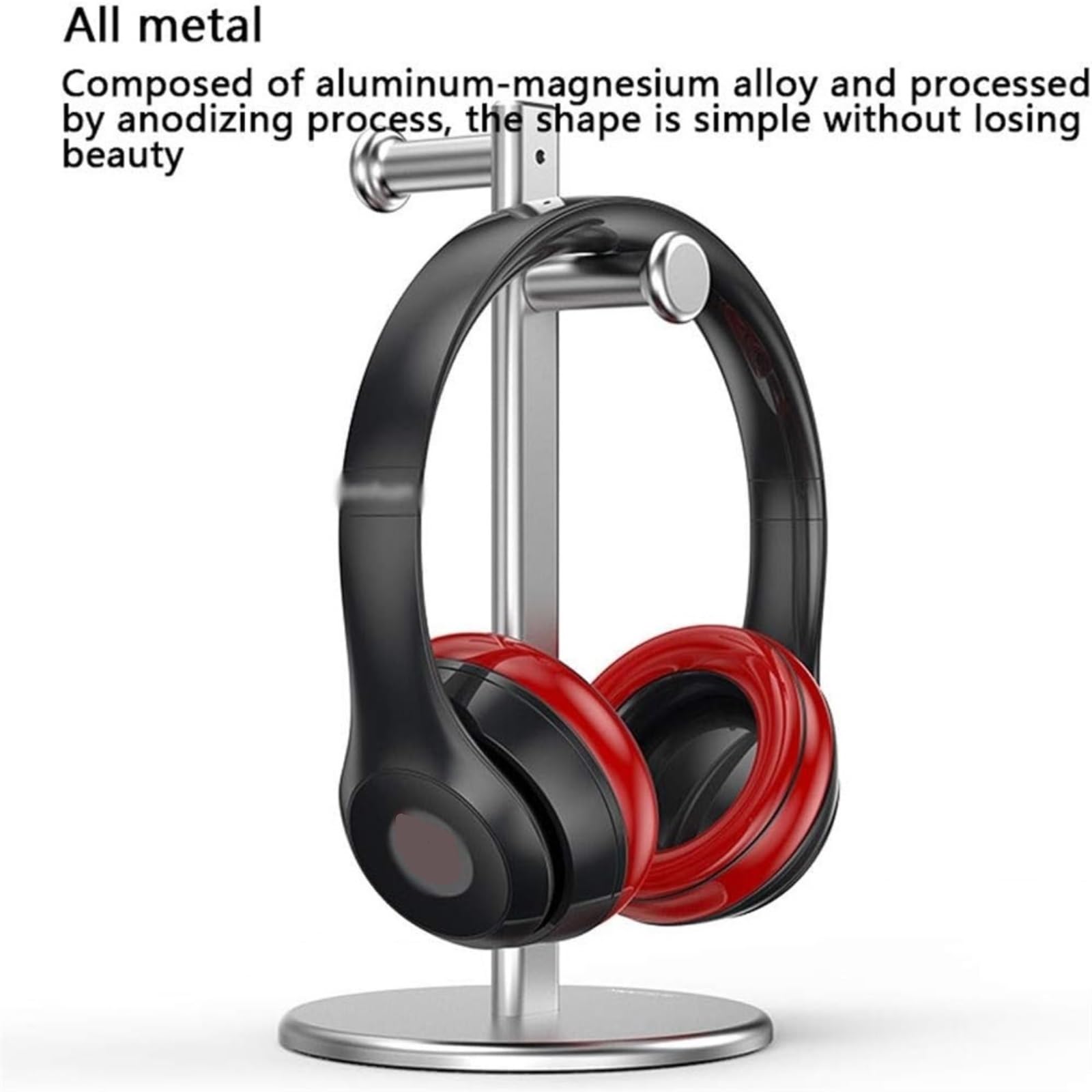 Gaming Accessori Espositore per Supporto per Cuffie con Combinazione Libera in Lega di Alluminio Staccabile Stand Over-Ear da Gioco(Sliver)