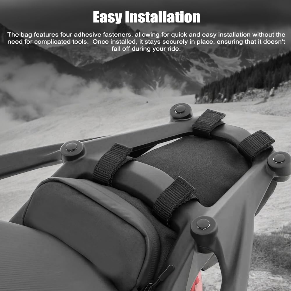 Shkalacar Borsa Posteriore per Moto, Borsa Moto Posteriore Compatibile con Multistrada V4 S Rally PikesPeak