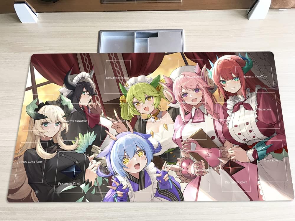 yugioh dragonmaid deck for sale Yu-Gi-Oh! Dragonmaid Playmat – 600x350mm, Rubber With Zones, CCG TCG Mat, Multicolor Tcg Play Mat using monsters from your hand or field as Fusion Material I'm very new, How do
