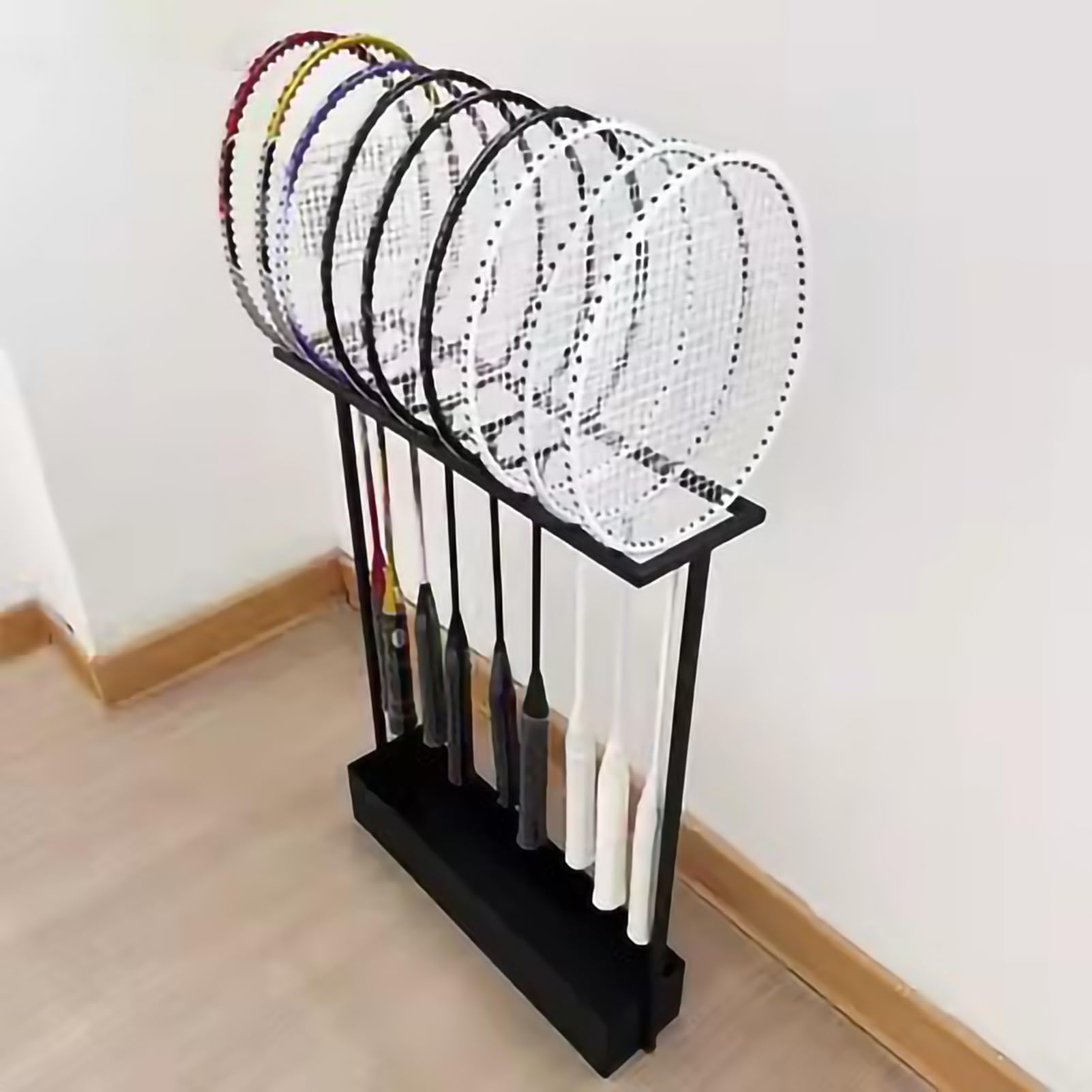 Heavy Duty Steel Foldable Rack Tennis Racket Stand On Foot, Heavy Duty ...