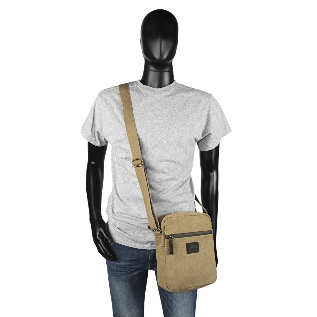 Lois - Bolso Hombre elegante y funcional Bolsitos Para Hombre resistentes y modernos Bolsos Para Hombre estilo casual, ideales para el día a día