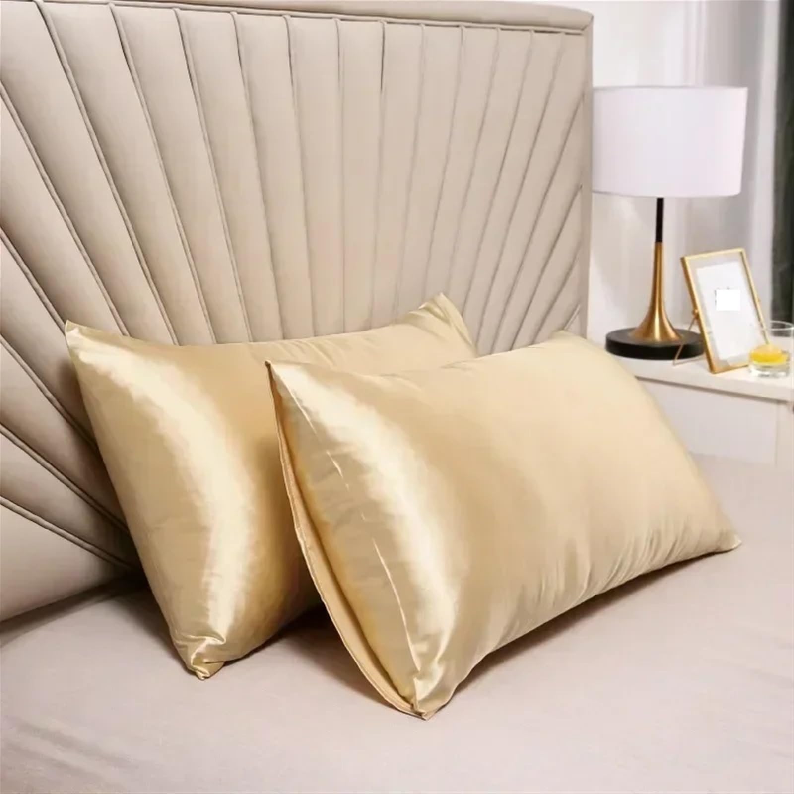 Funda Almohada Seda Funda de Almohada de Seda de Morera Funda de Almohada de Seda auténtica Que Protege el Cabello y la Piel Funda de Almohada de Ropa de Cama Natural(Sky Blue,51cmx66cm)
