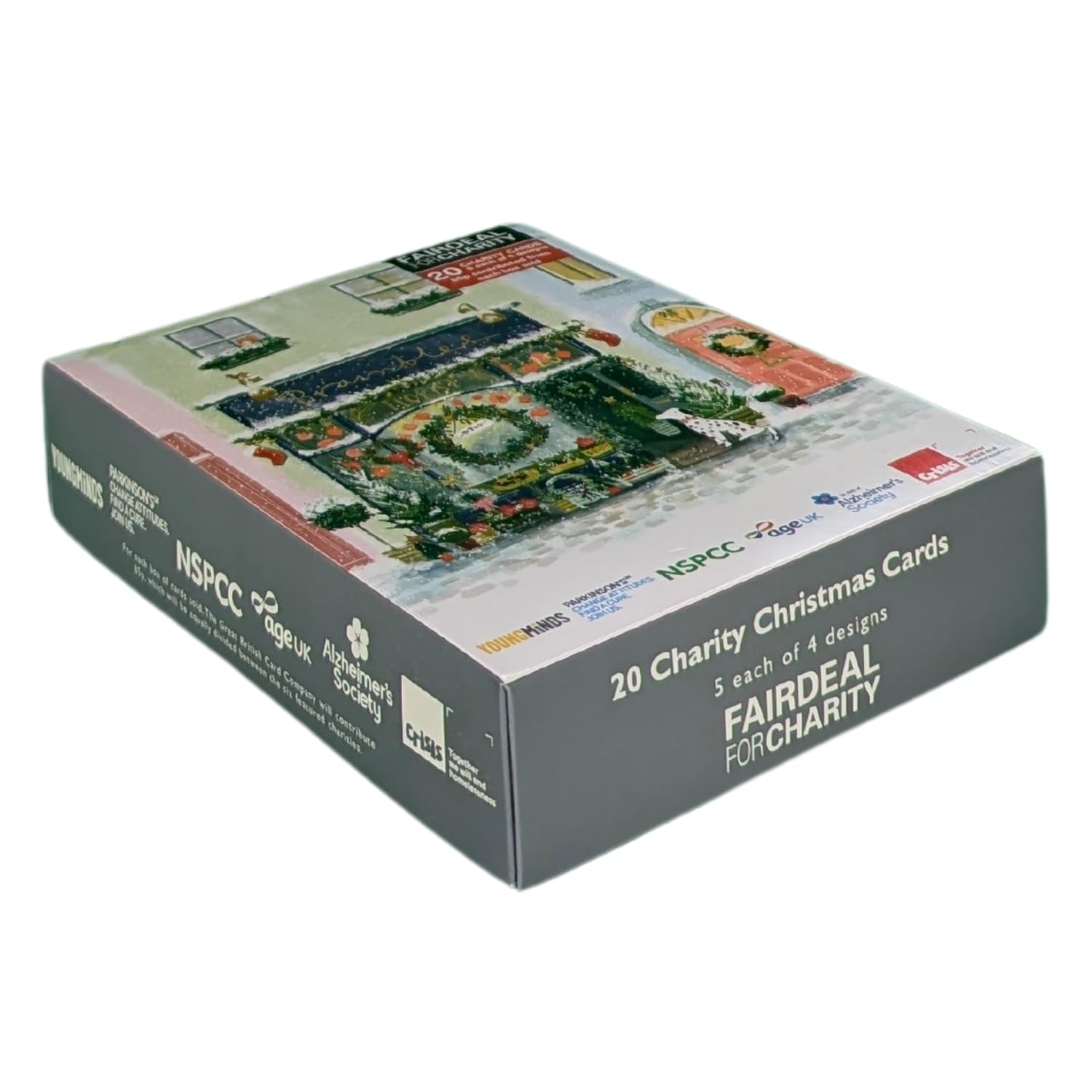 Box of 20 Fairdeal Artsy Christmas Magic Charity Christmas Cards in 4 Designs BUCF0001 - Image 2