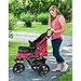 Pet Gear No-Zip AT3 Pet Stroller, Zipperless Entry, Rugged Red