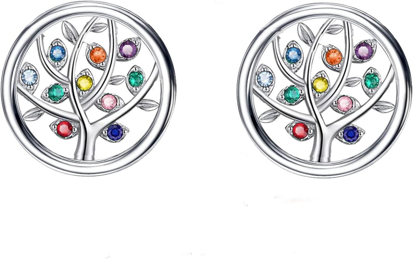 Palpitate Stud Earrings for Women Sterling Silver Animals/Plants/Insects Jewelry Christmas Gifts for Daughter Sister