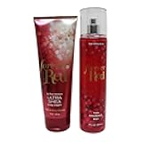 Bath & Body Works Forever Red Set - Fine Fragrance Mist and Ultra Shea Body Cream - Full Size - Packaging Varies
