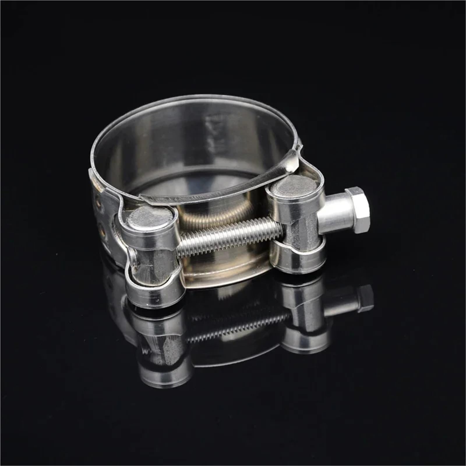 1 abrazadera de manguera de acero inoxidable 304 for reforzar el escape, clip circular for tubería de agua y aire.(52-55mm)