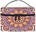 Produktbild Travel Makeup Bag Indian Tribal Floral Mandala Portable Cosmetic Case Organizer Toiletry Bag Pouch Makeup Train Case for Women Girls